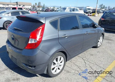2013 Hyundai Accent Se из США, поврежденный, VIN KMHCU5AE3DU081675